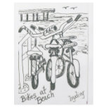 Bikes at beach flyers