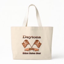 Bikes Babes Beer 2012 Daytona red Tote Bags