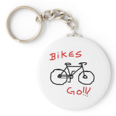 Bikes Key Chains by nathanforeman