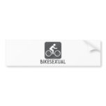 Bikesexual bumper stickers