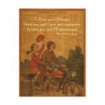 Biking Back to School Postcard
