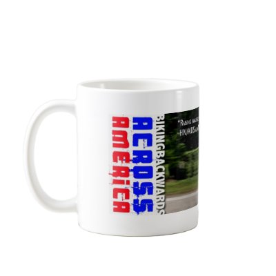 Biking Backwards Across America 2007-2008 Coffee Mug by Backwards