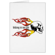 Biking Greeting Cards