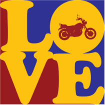 Biking Love Acrylic Cut Out