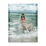 bikini and the beast postcard