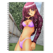Bikini Anime Girl Notebooks