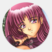 Bikini Anime Girl Stickers