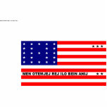 Bikini Atoll, Panama flag Photo Cut Out