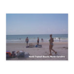 Bikini Girl at North Topsail Beach postcards