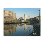 Bilbao by the River Nervión Postcard
