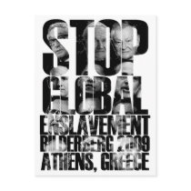 Bilderberg (ANTI-NWO War) Post Cards
