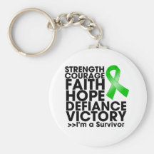 Bile Duct Cancer Hope Strength Victory Key Chains