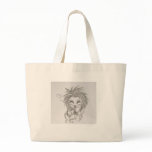 Bill button tote bags