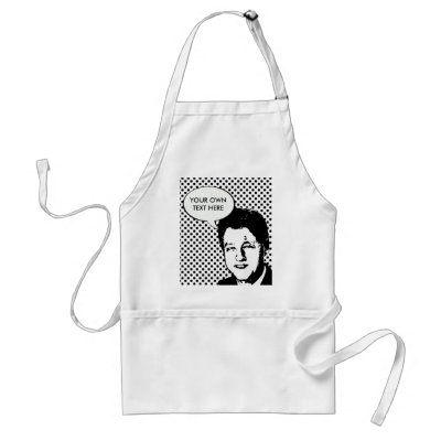 Bill Clinton 2012 Aprons by Politicaltshirts