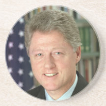 Bill Clinton Beverage Coaster