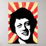 Bill Clinton retro Print