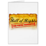 Bill of Rights - Void where prohibited Greeting Card