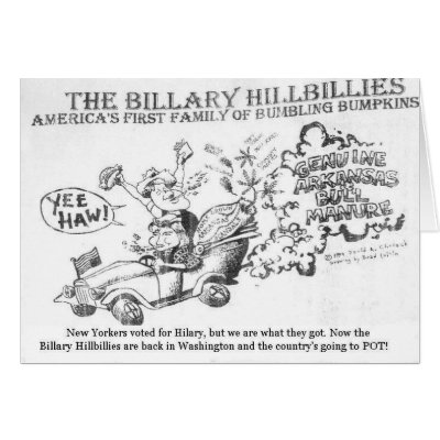 Billary Hillbillies Cards by obamabinladen