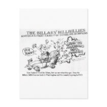 Billary Hillbillies Postcard