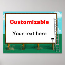 Billboard Greeting - Customisable
