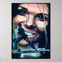 Billboard Painter Print