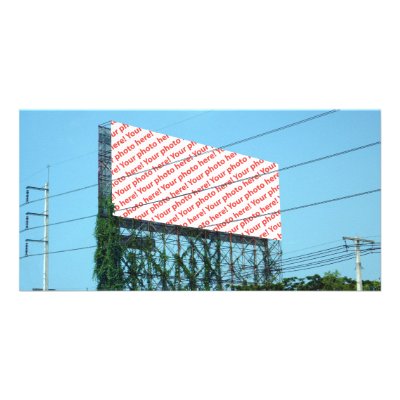 Billboard With Whatever You Want On It Photo Card by Madinagoodway