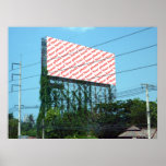 Billboard With Whatever You Want On It Poster