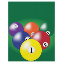 Billiard Background Full Color Flyer