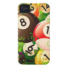 Billiard Balls Case-Mate iPhone 4 Cases