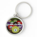 BILLIARD LOVER'S KEYCHAIN