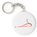 Billiard Player Icon keychains