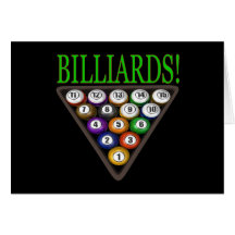 Billiards 2 cards