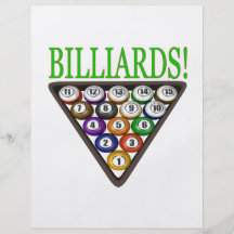 Billiards 2 flyer design