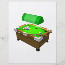 Billiards 3 personalized flyer