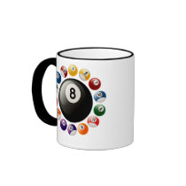 BILLIARDS BALLS MUGS