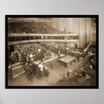 Billiards Chicago IL Photo 1906 Print