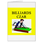BILLIARDS joke Cards