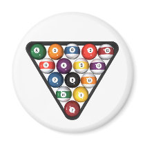 Billiards / Pool Balls Racked: