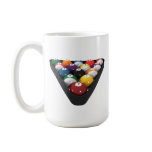 Billiards / Pool Balls Racked: Mugs