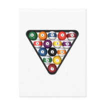Billiards / Pool Balls Racked: