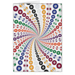 Billiards / Pool Balls Spiral: Card