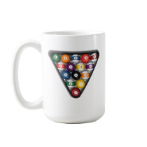 Billiards / Pool Balls with Drop Shadow: Coffee Mug