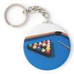 Billiards / Pool Table: Blue Felt: keychains