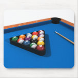 Billiards / Pool Table: Blue Felt: Mouse Pad