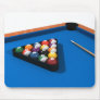 Billiards / Pool Table: Blue Felt: Mouse Pad