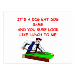 BILLIARDS POST CARDS