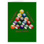 BILLIARDS RACK cards