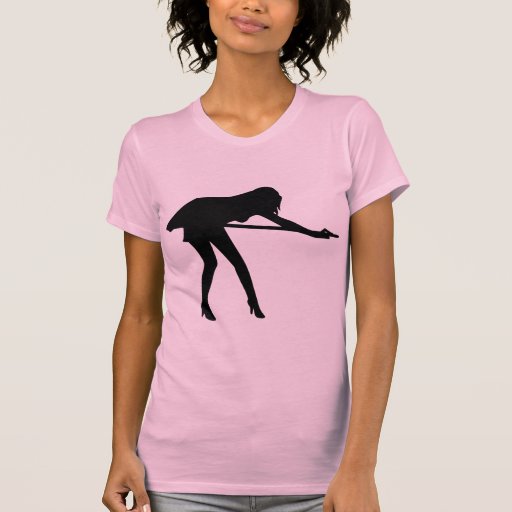 Billiards - Sexy Woman T Shirts