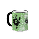 billiards. tribal. mug