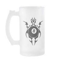billiards. tribal. mug
